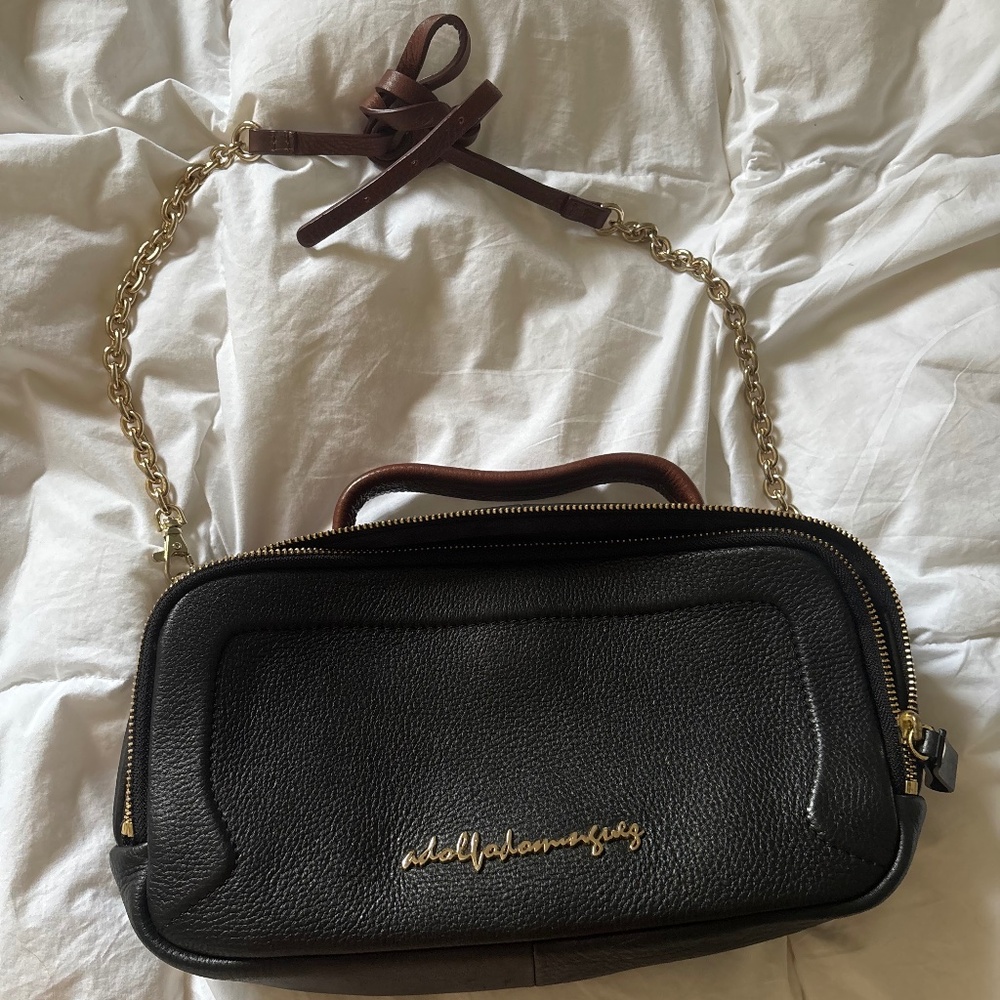 Adolfo Domínguez Leather Bag
